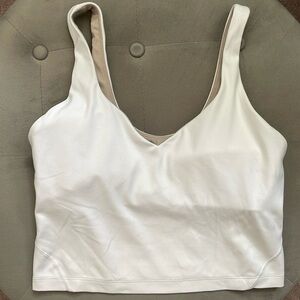 White Align Tank (A/B cup)